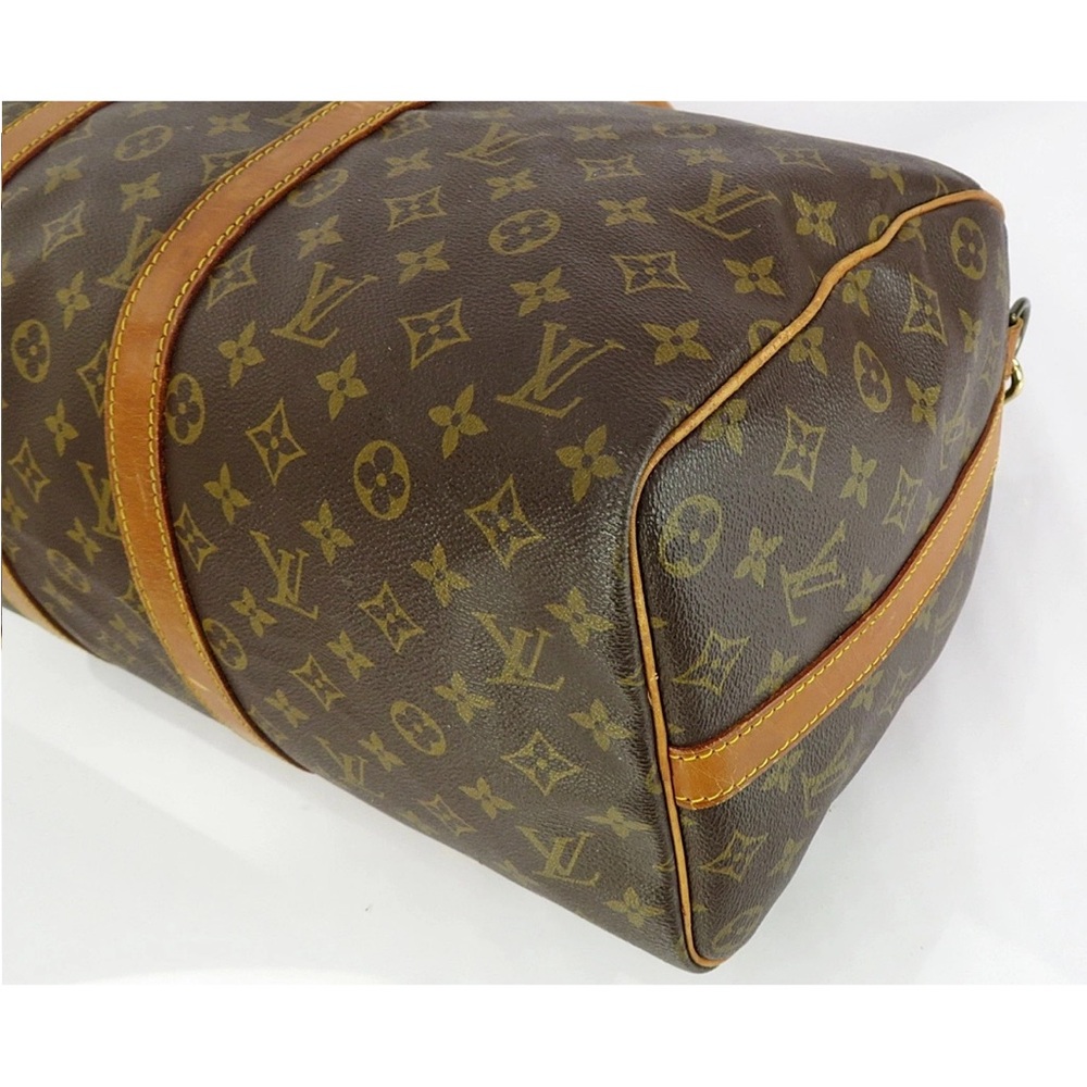 Louis Vuitton Brown and Tan Monogram Duffel Bag - Picture 8 of 16